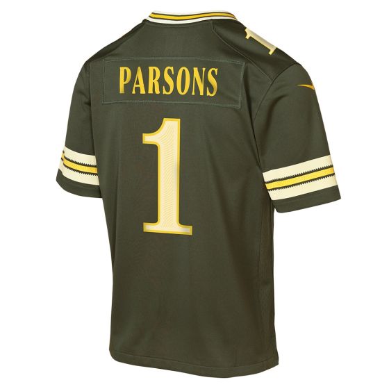 Youth Green Bay Packers #1 Micah Parsons Rivalries green  Nike Game 2026 NFL Jersey->youth nfl jersey->Youth Jersey